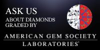 We off diamonds graded by AGS Laboratories